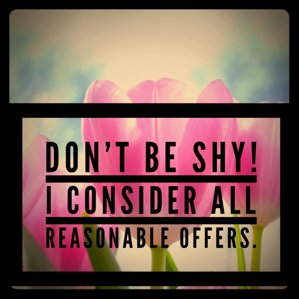 Feel free to make an offer on something you like.